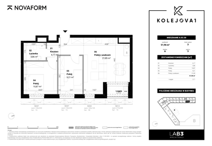 Mieszkanie w inwestycji: Kolejova 1