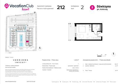 Mieszkanie w inwestycji: VacationClub Resort