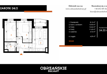 Mieszkanie w inwestycji: Odrzańskie Bulvary