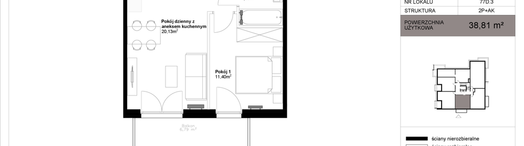 Mieszkanie w inwestycji: Strzeszyńska 77