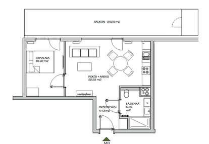 Mieszkanie w inwestycji: Zielona Marina - Apartamenty inwestycyjne