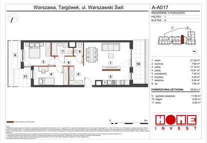 Mieszkanie w inwestycji: Warszawski Świt etap VII