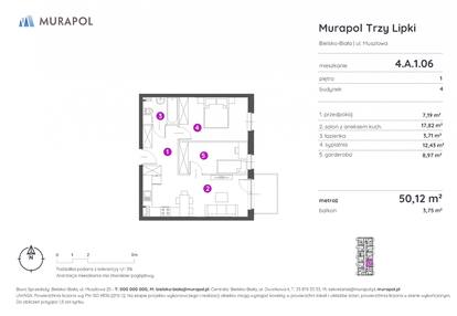 Mieszkanie w inwestycji: Murapol Trzy Lipki