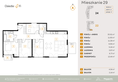 Mieszkanie w inwestycji: Osiedle Fi bud. 22, 24