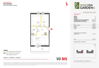 Mieszkanie w inwestycji: Nova Viva Garden 6