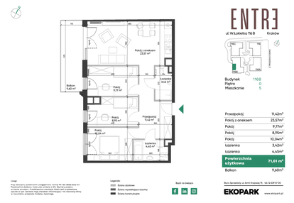 Mieszkanie w inwestycji: Entre
