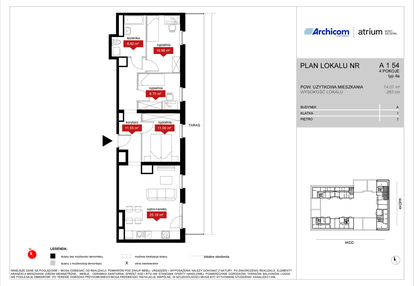 Mieszkanie w inwestycji: Atrium - Nowy Szczepin