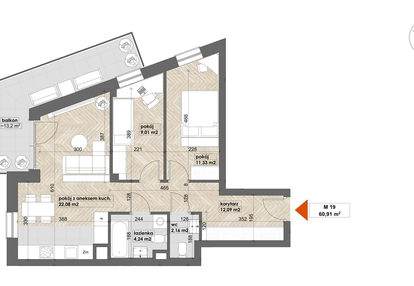 Mieszkanie w inwestycji: Apartamenty Śródmieście