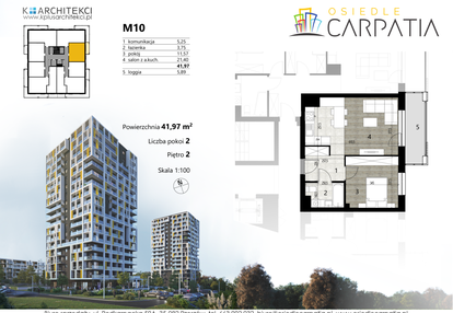 Mieszkanie w inwestycji: Osiedle Carpatia Etap II