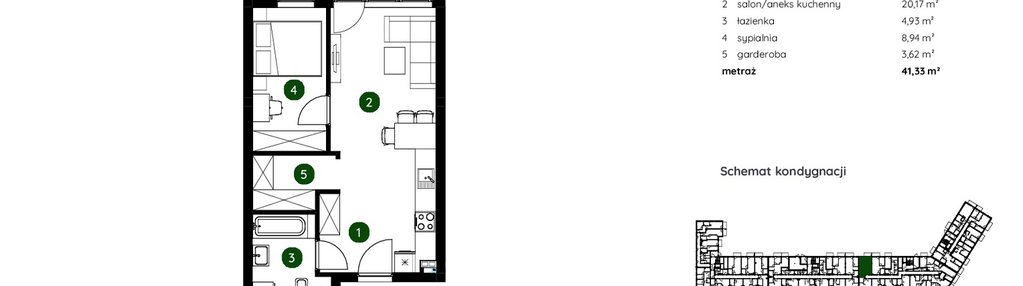Mieszkanie w inwestycji: Murapol GreenCity bud. 1