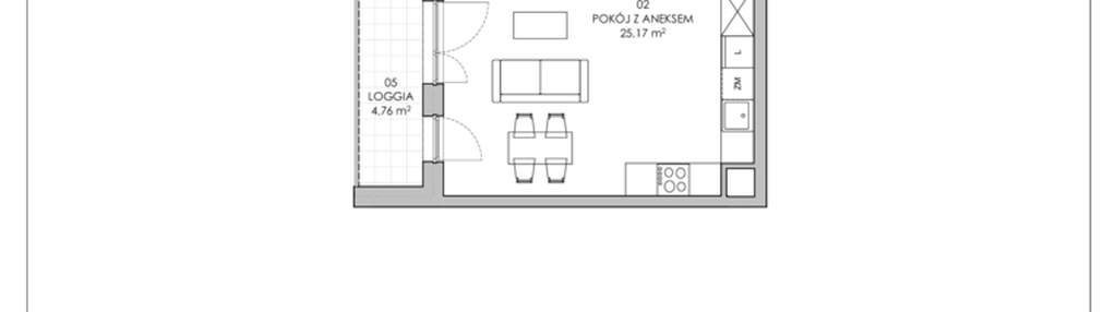 Mieszkanie w inwestycji: Skwer Harmonia II
