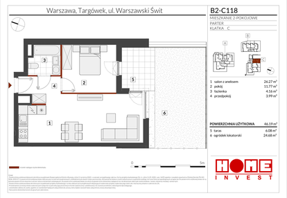 Mieszkanie w inwestycji: Warszawski Świt etap IX