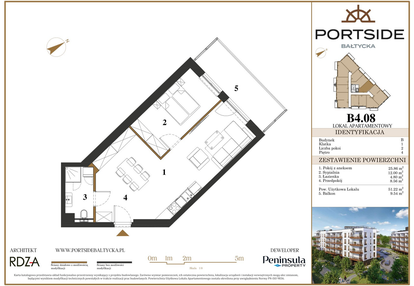 Mieszkanie w inwestycji: Portside Bałtycka