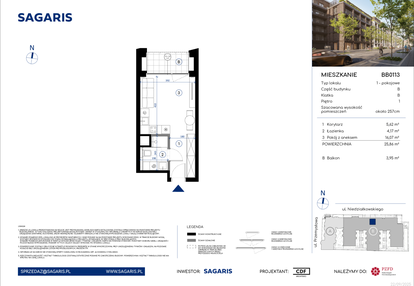 Mieszkanie w inwestycji: Niedziałkowskiego Park