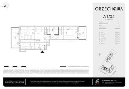 Mieszkanie w inwestycji: Orzechowa 2