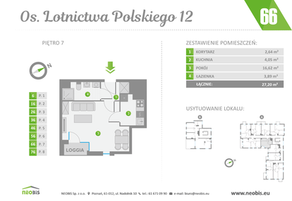 Mieszkanie w inwestycji: Os. Lotnictwa Polskiego 12