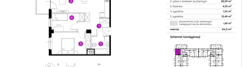 Mieszkanie w inwestycji: Murapol Apartamenty na Wzgórzu - bud. 4 i 5