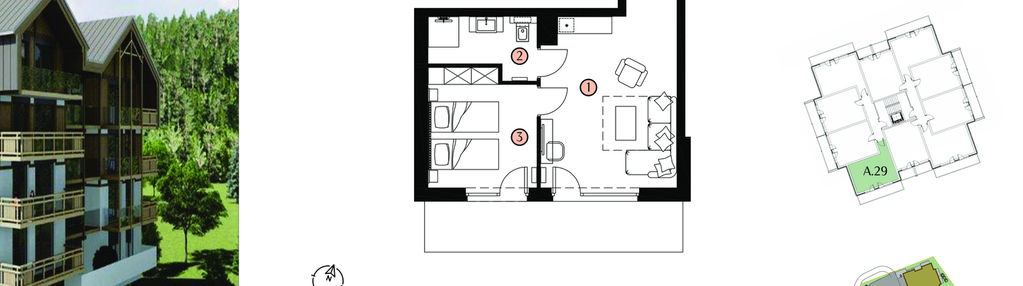 Mieszkanie w inwestycji: 4 Pory Roku Hotels