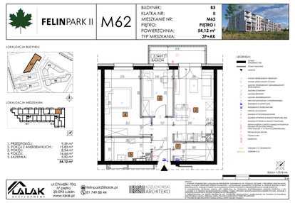 Mieszkanie w inwestycji: Felin Park II etap 2