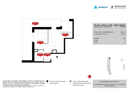 Mieszkanie w inwestycji: Przystań Reymonta