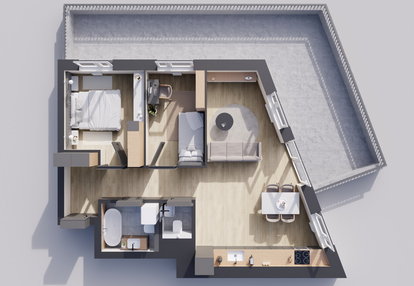 Mieszkanie w inwestycji: Odrzańskie Bulvary