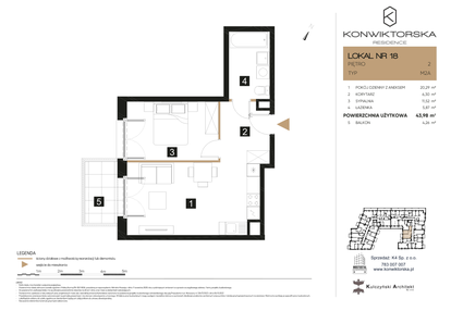 Mieszkanie w inwestycji: Konwiktorska Residence
