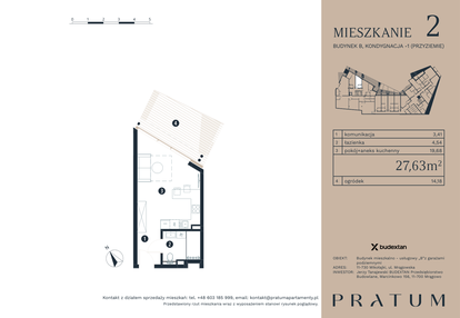 Mieszkanie w inwestycji: Pratum Apartamenty Etap I