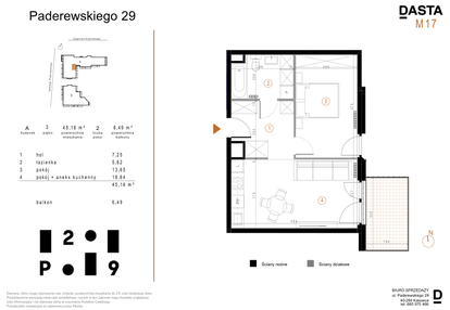 Mieszkanie w inwestycji: Paderewskiego 29