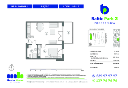 Mieszkanie w inwestycji: Baltic Park 2 Pogorzelica bud. 1 i 2