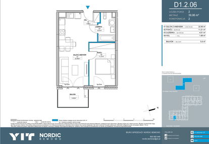Mieszkanie w inwestycji: Nordic Bemowo - etap IV