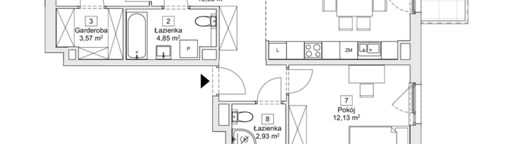 Mieszkanie w inwestycji: Zacisze Marcelin IIIa