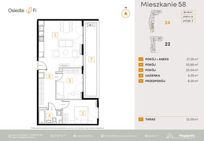 Mieszkanie w inwestycji: Osiedle Fi bud. 22, 24