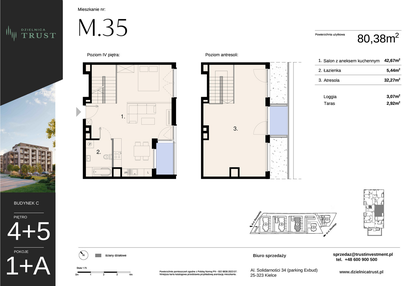 Mieszkanie w inwestycji: Dzielnica Trust