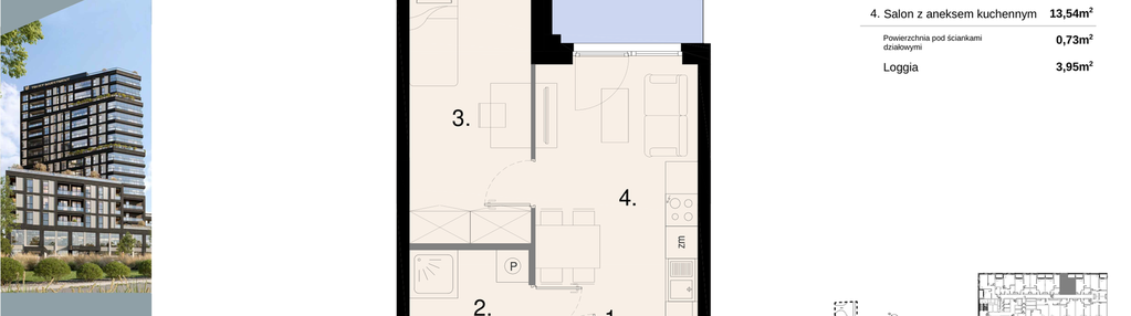 Mieszkanie w inwestycji: Sky Trust etap II - Apartamenty inwestycyjne