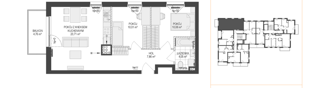 Mieszkanie w inwestycji: Osiedle Warszawska etap III