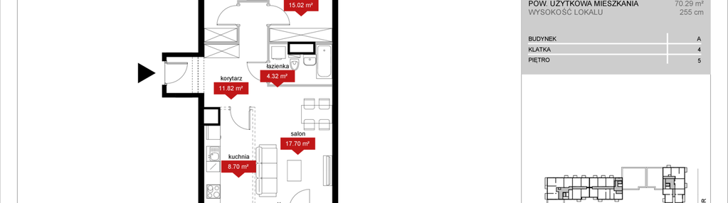 Mieszkanie w inwestycji: Atrium - Nowy Szczepin