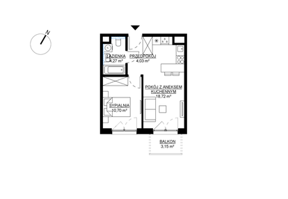 Mieszkanie w inwestycji: KWADRAT etap 2