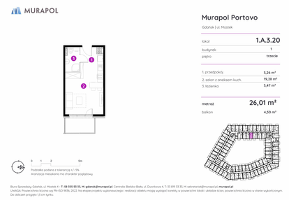 Mieszkanie w inwestycji: Murapol Portovo etap II