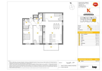 Mieszkanie w inwestycji: Apartamenty Kamieńskiego
