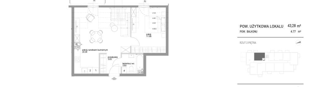 Mieszkanie w inwestycji: Kamienice Pruszczańskie