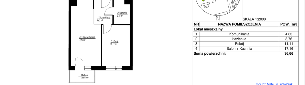 Mieszkanie w inwestycji: Jasielska 8C etap II