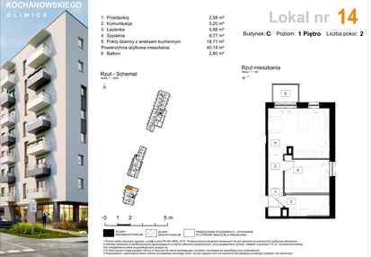 Mieszkanie w inwestycji: Osiedle Kochanowskiego - Gliwice