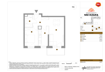 Mieszkanie w inwestycji: Apartamenty nad Oławką etap II