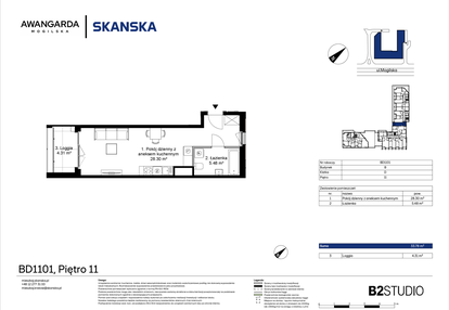 Mieszkanie w inwestycji: Awangarda Mogilska