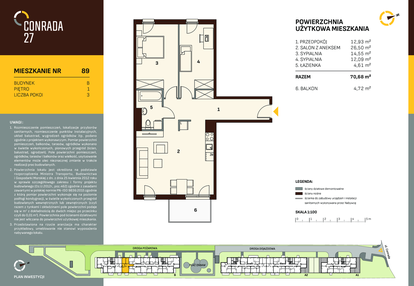 Mieszkanie w inwestycji: Conrada 27