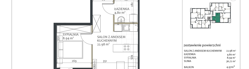 Mieszkanie w inwestycji: Sosnovia