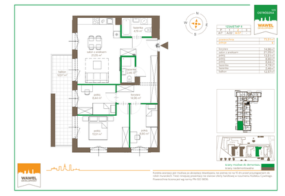 Mieszkanie w inwestycji: Ostródzka 123 - II etap