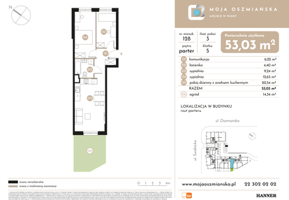 Mieszkanie w inwestycji: Moja Oszmiańska
