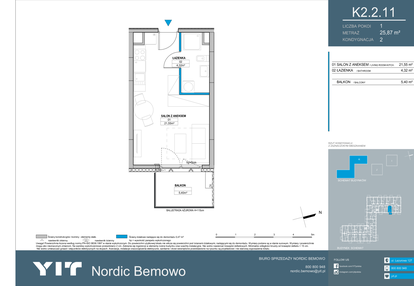 Mieszkanie w inwestycji: Nordic Bemowo - etap II