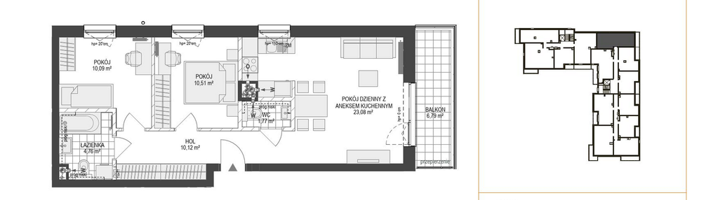 Mieszkanie w inwestycji: Konstelacja etap V